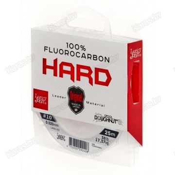 Леска монофильная Lucky John Fluorocarbon HARD 25 м